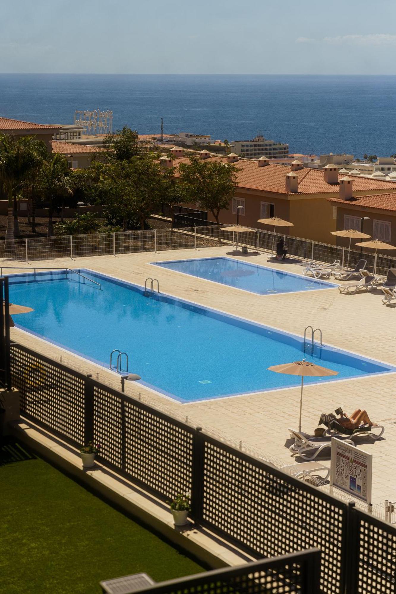 Luna - Ac, 2 Pools, Panoramic Ocean, Private Garage, Fibre Net Puerto de Santiago  Bagian luar foto