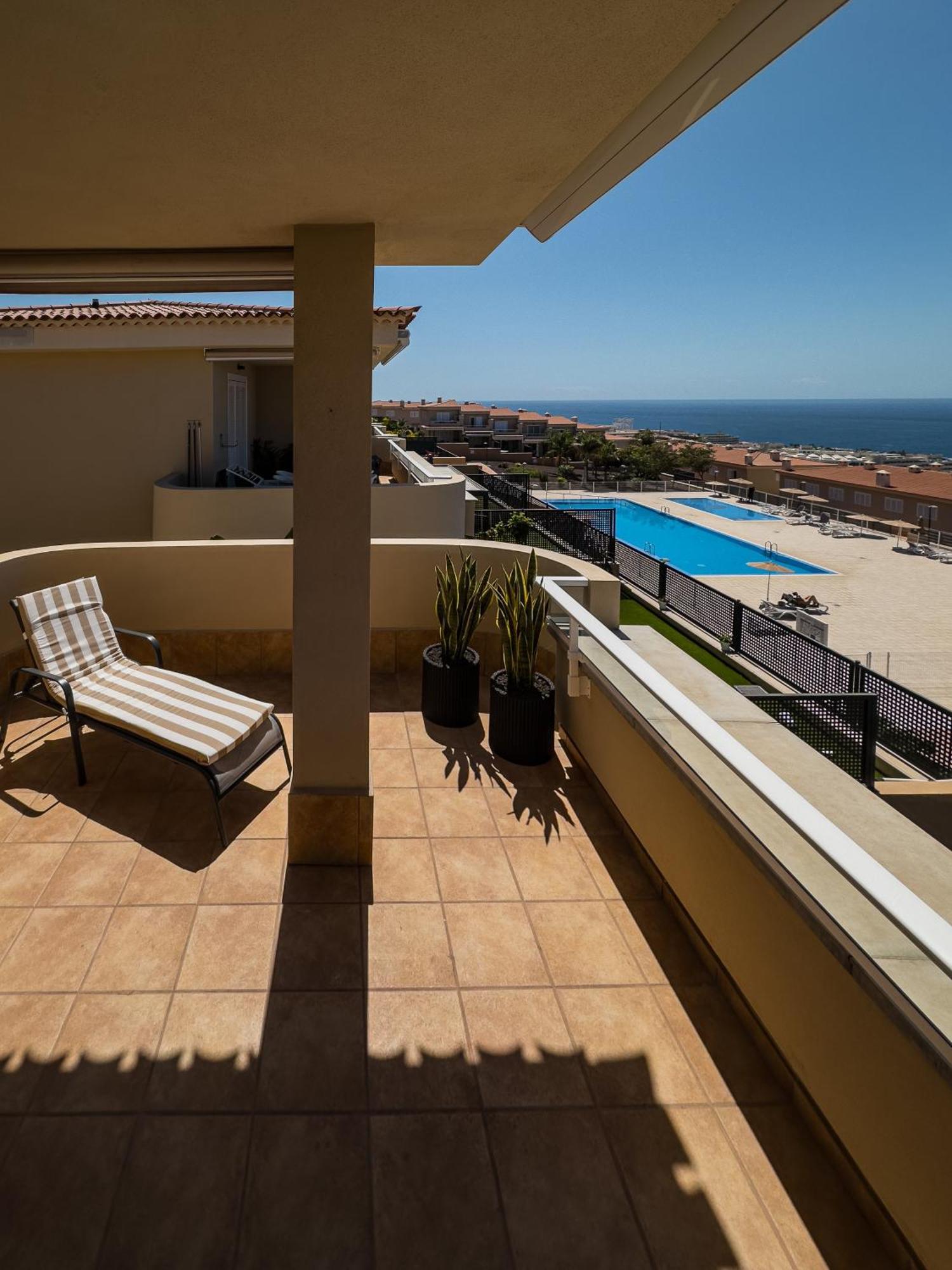 Luna - Ac, 2 Pools, Panoramic Ocean, Private Garage, Fibre Net Puerto de Santiago  Bagian luar foto