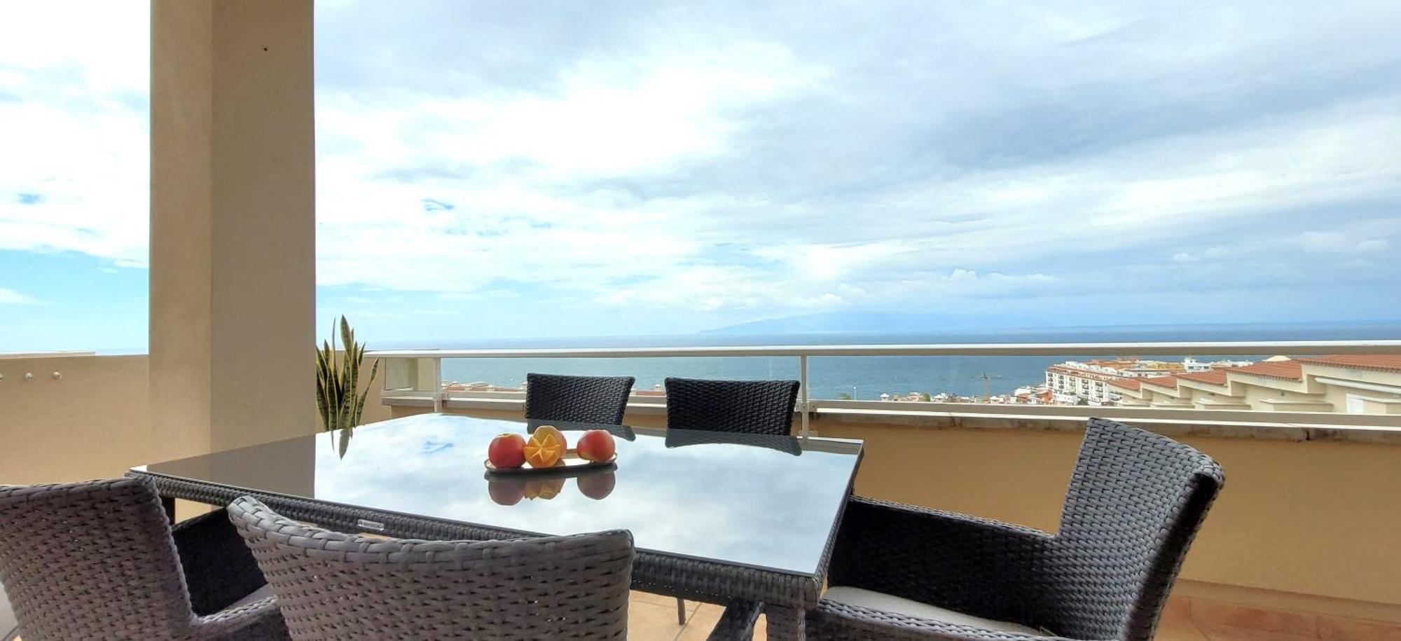 Luna - Ac, 2 Pools, Panoramic Ocean, Private Garage, Fibre Net Puerto de Santiago  Bagian luar foto